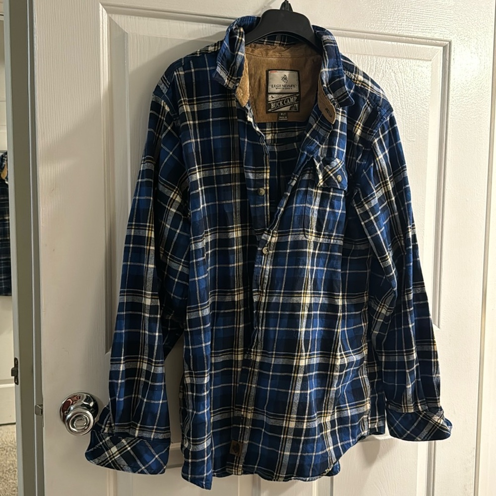 Navy Legendary Whitetails Flannel